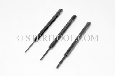 #11250 - 1.0mm Hex x 100(4") OAL Stainless Steel Precision Driver. hex, precision, stainless steel, screwdriver