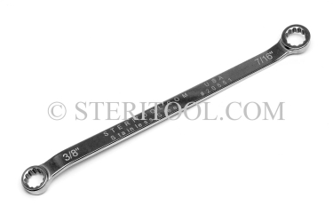 #20549_8 - 1/4"" x 1/4" Stainless Steel Double Box End Wrench, 8"(200mm) OAL. wrench, spanner, double box end, boxend, stainless steel