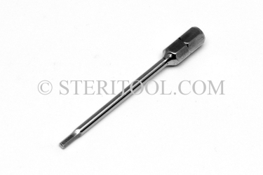 #11355_SP2.25 - 2.0mm Hex x 2.25"(56mm) OAL Stainless Steel Bit. hex, bit, driver, screwdriver, stainless steel, allen