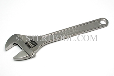 #20001_IND - 8"(200mm) Stainless Steel Adjustable Wrench (INDUSTRIAL VERSION) adjustable, wrench, spanner, stainless steel