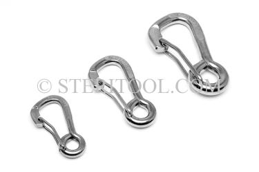 #10412 - 4" Stainless Steel Snap Hook for 1.5" Webbing. ratchet tie-down, strapping, rigging, stainless steel